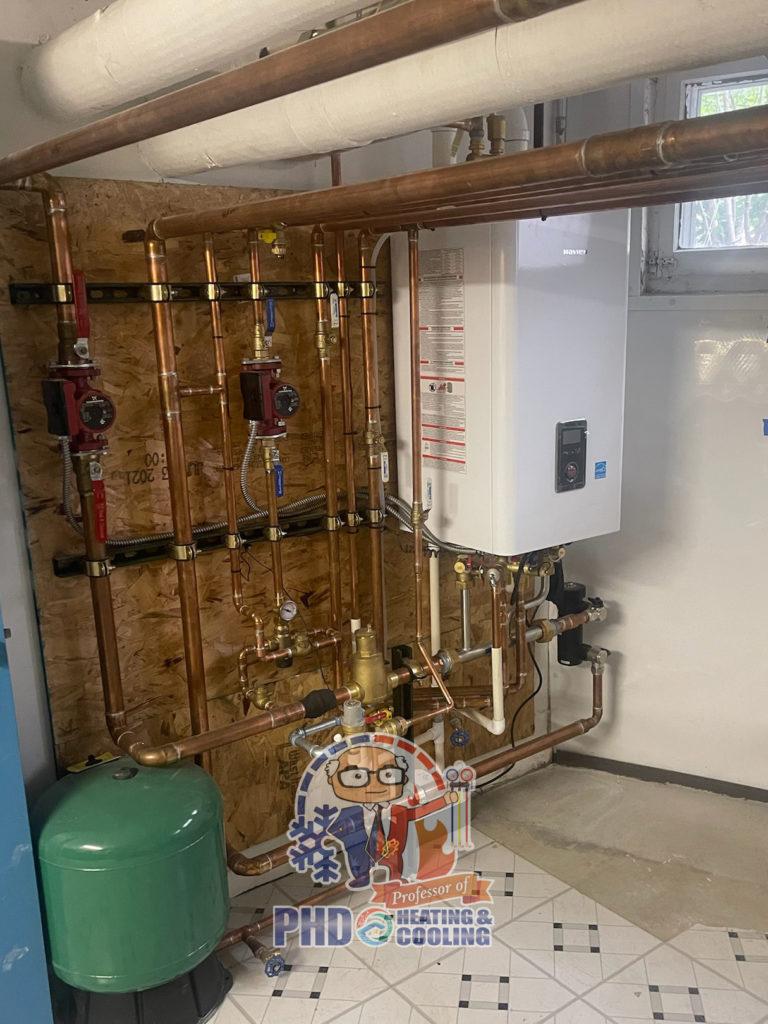 Tankless Combi Boiler + DHW